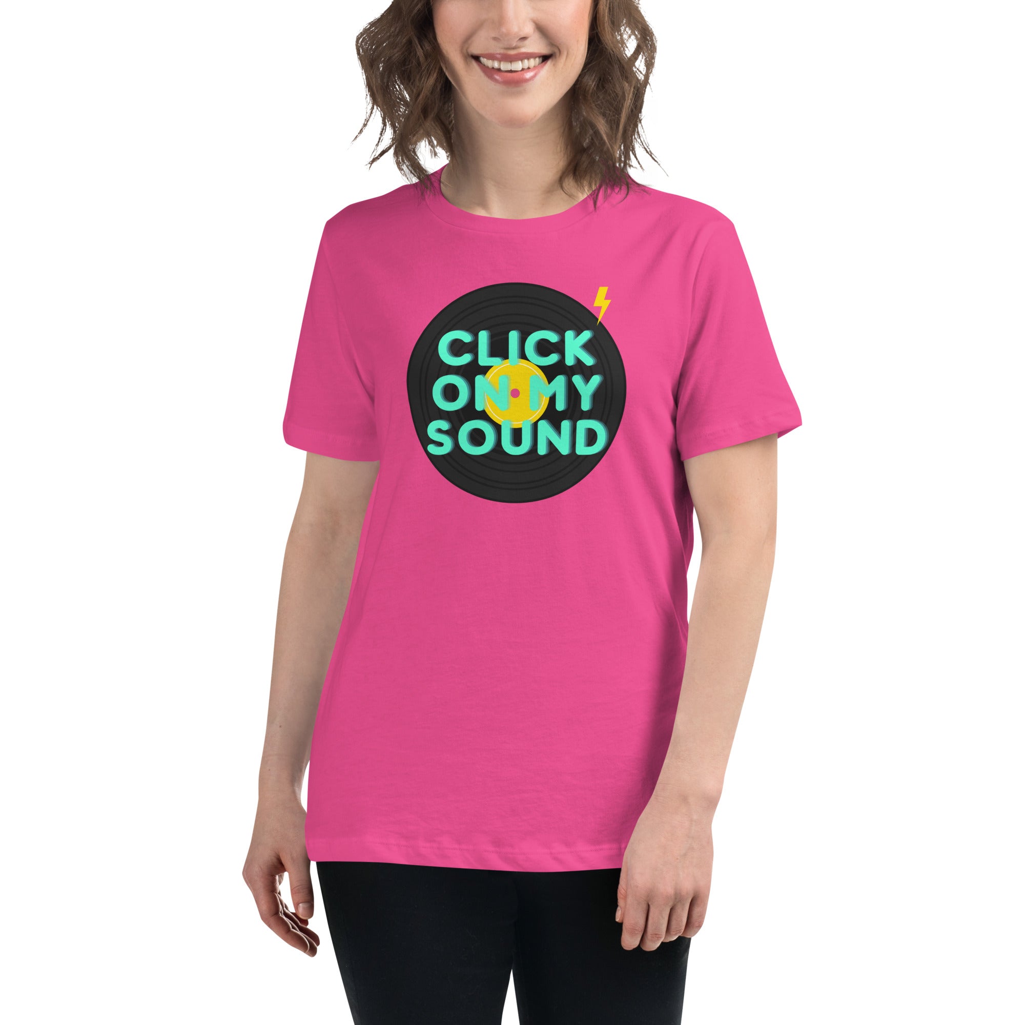 Click On My Sound Women's Relaxed T-Shirt