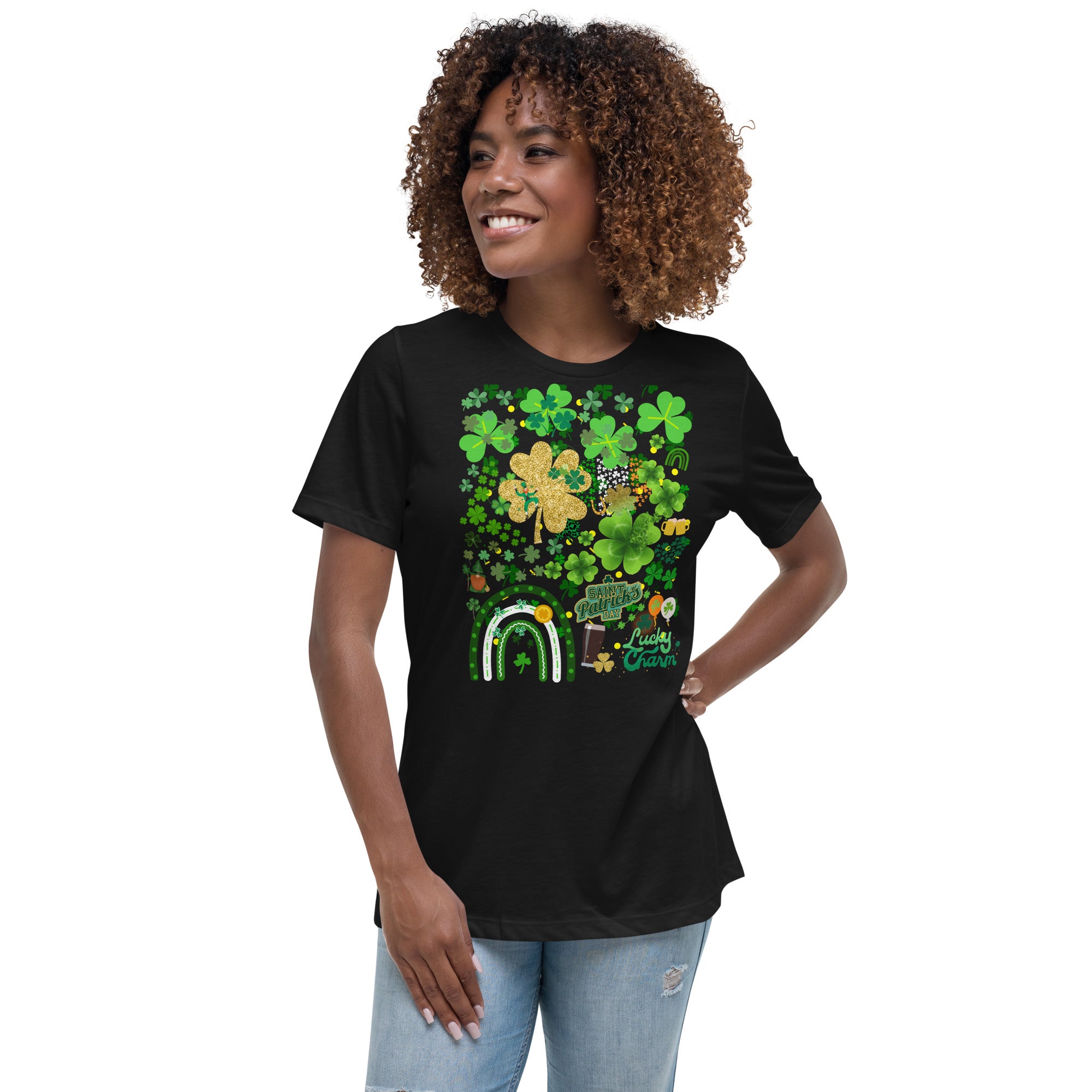 SHAMROCK BOMB Women's Relaxed T-Shirt