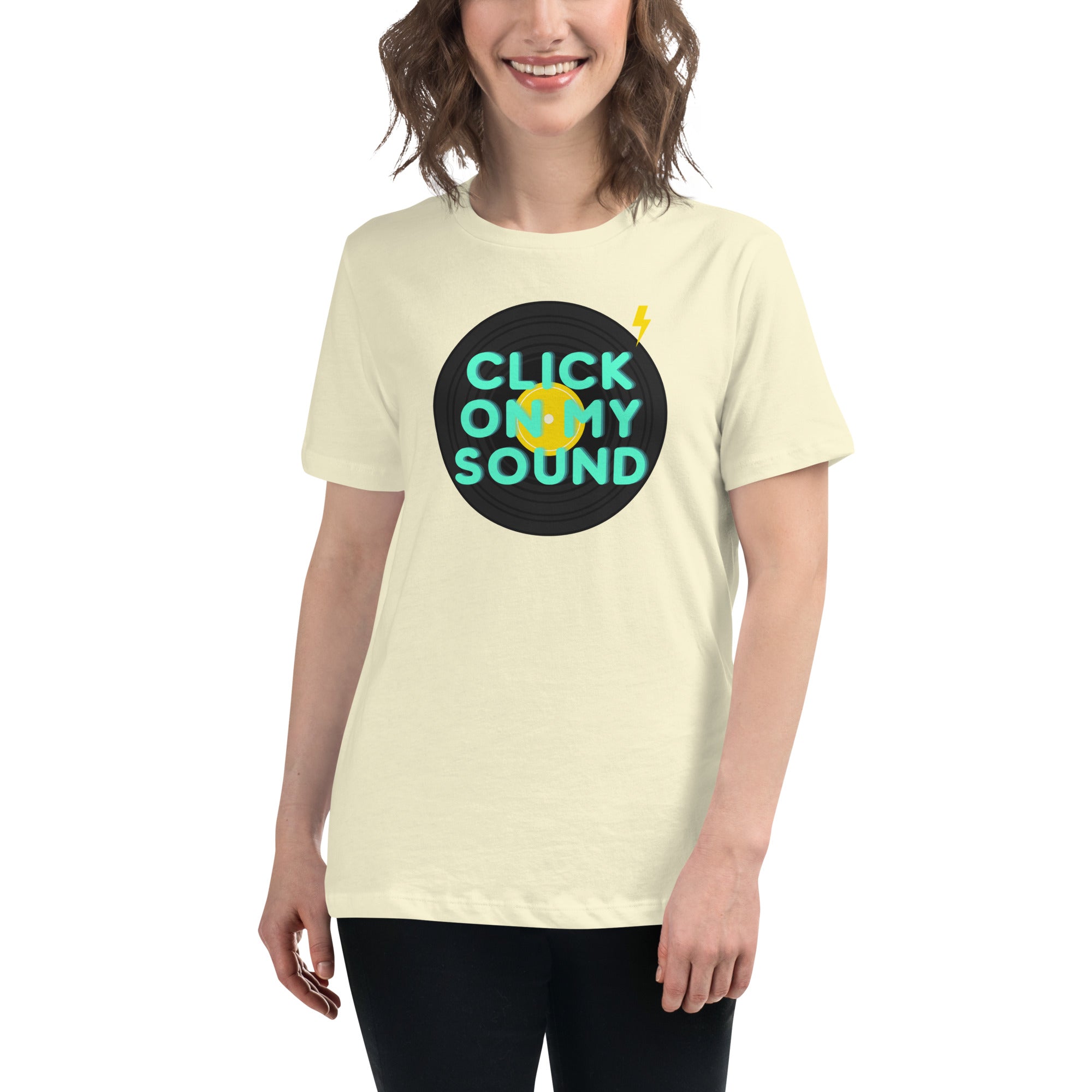Click On My Sound Women's Relaxed T-Shirt