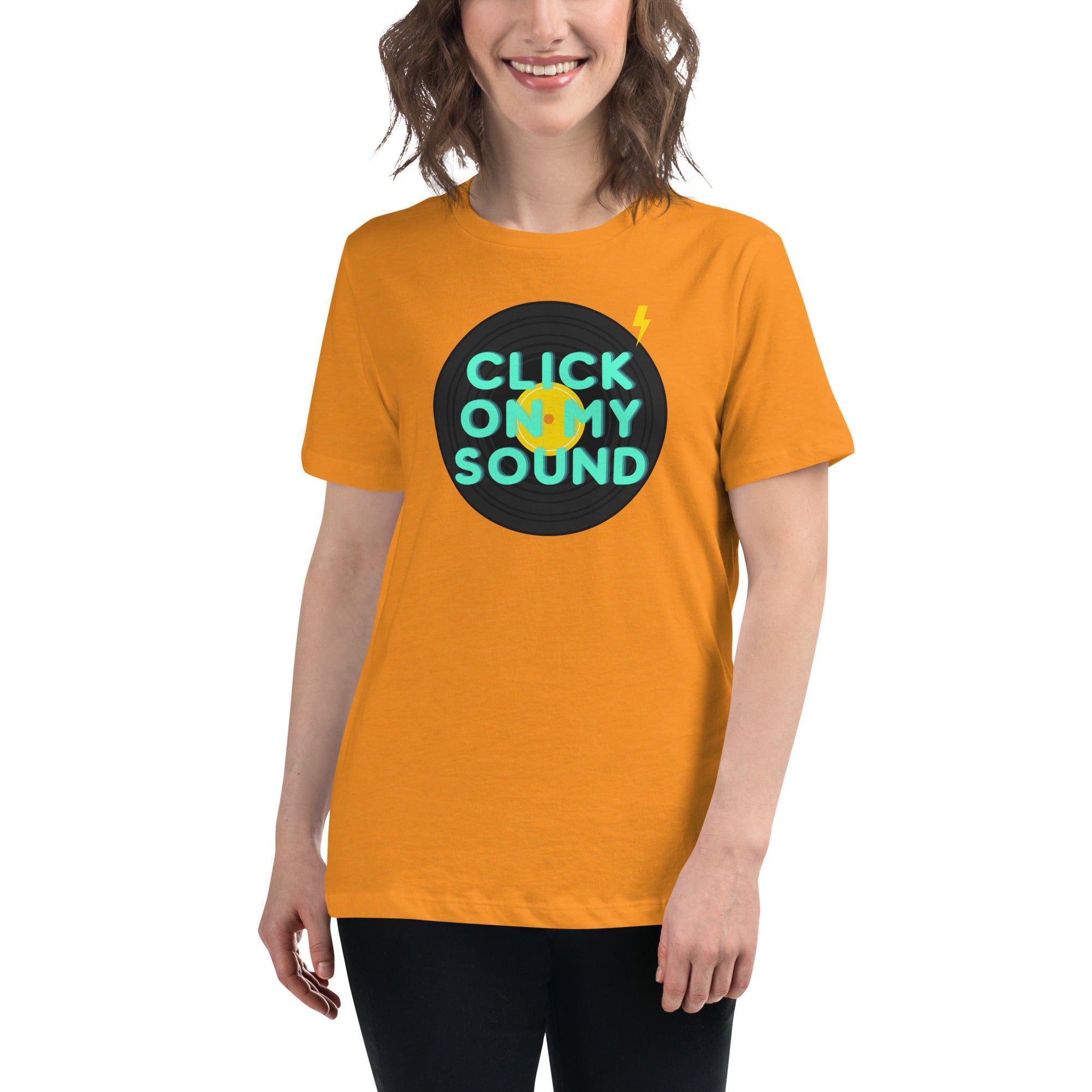 Click On My Sound Women's Relaxed T-Shirt