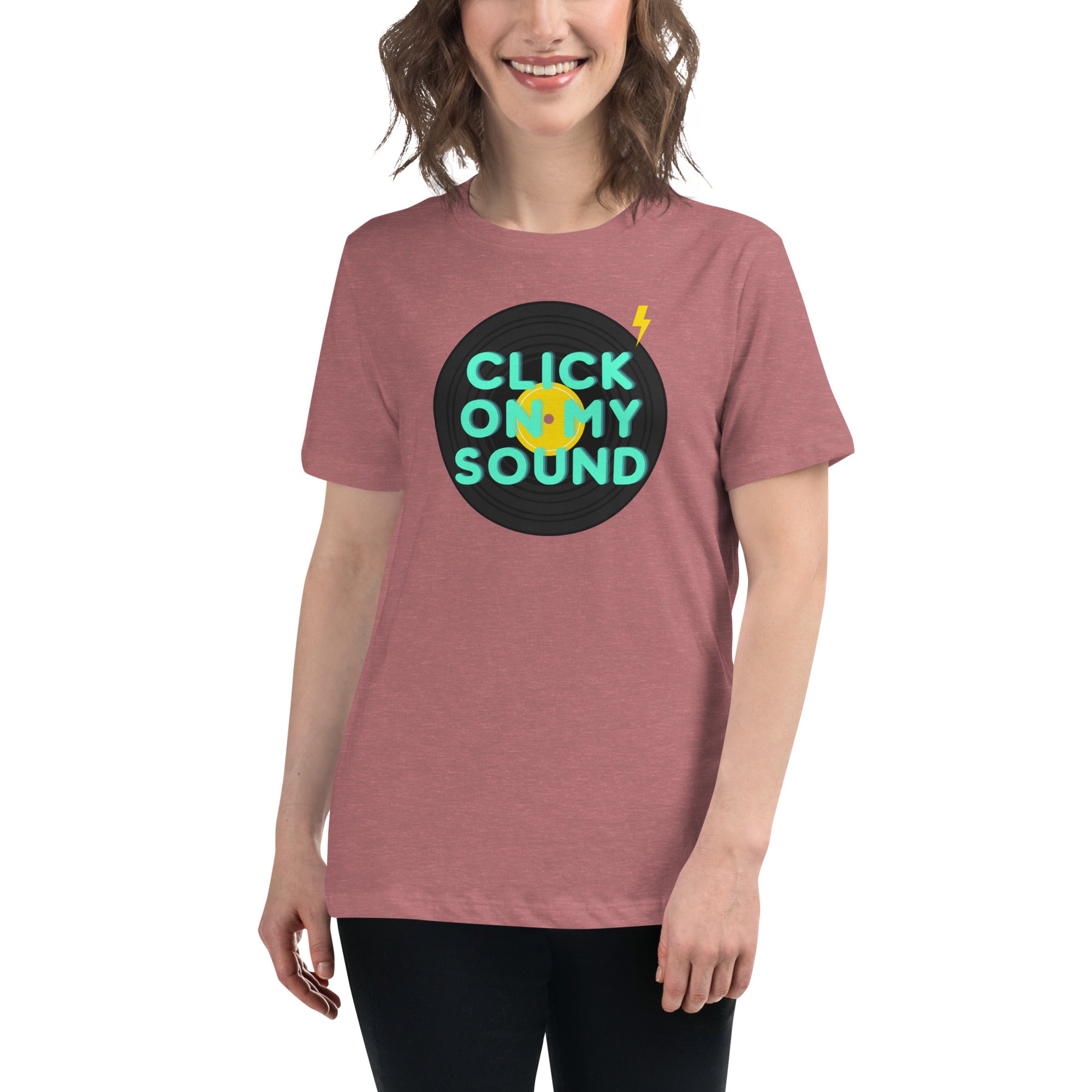 Click On My Sound Women's Relaxed T-Shirt