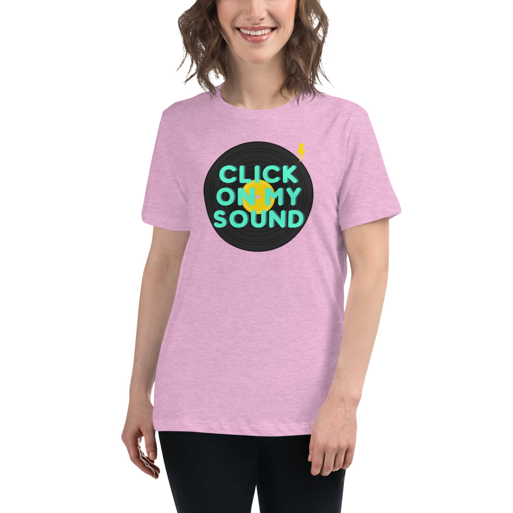 Click On My Sound Women's Relaxed T-Shirt