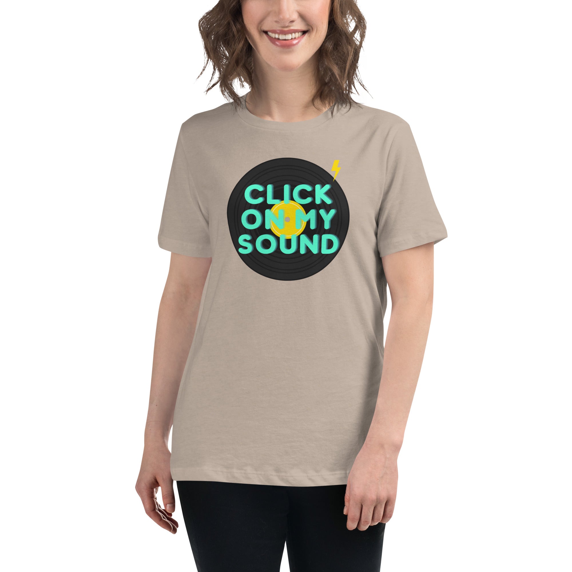 Click On My Sound Women's Relaxed T-Shirt