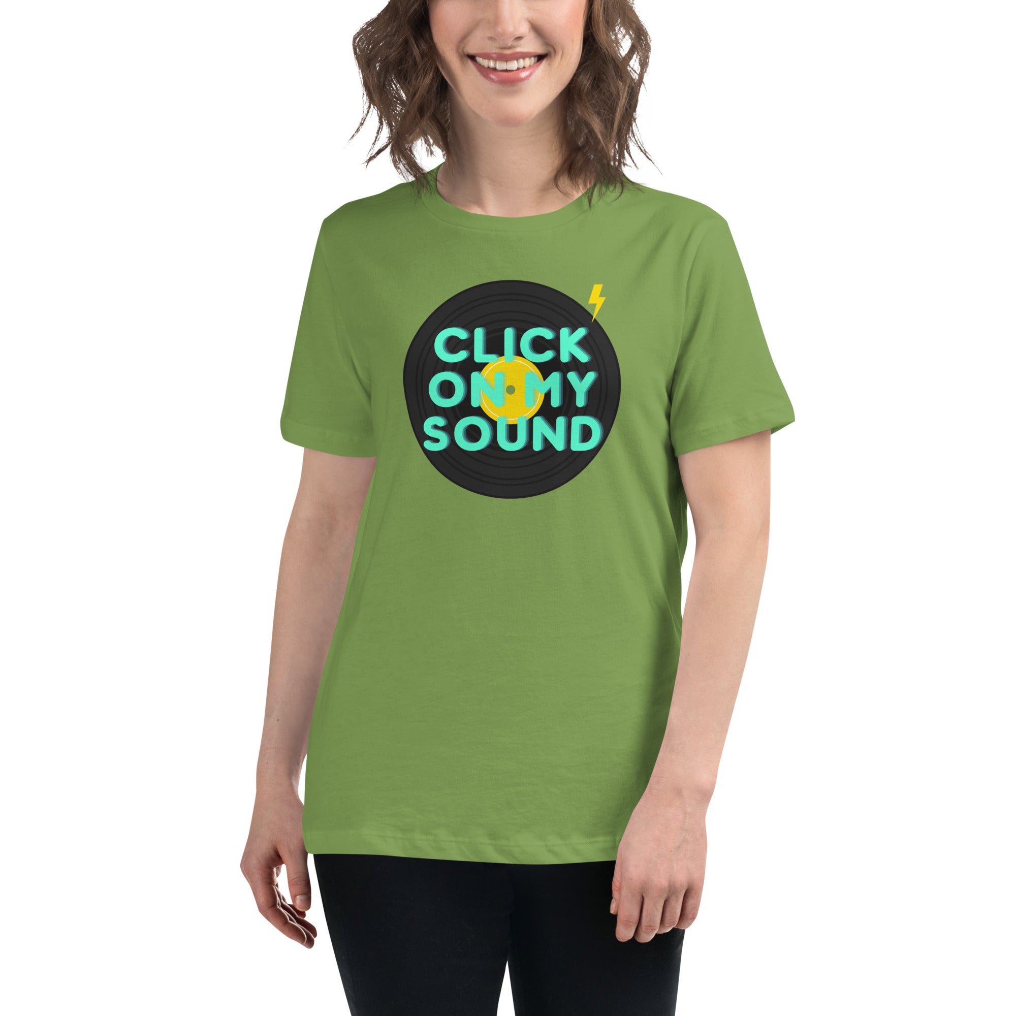 Click On My Sound Women's Relaxed T-Shirt