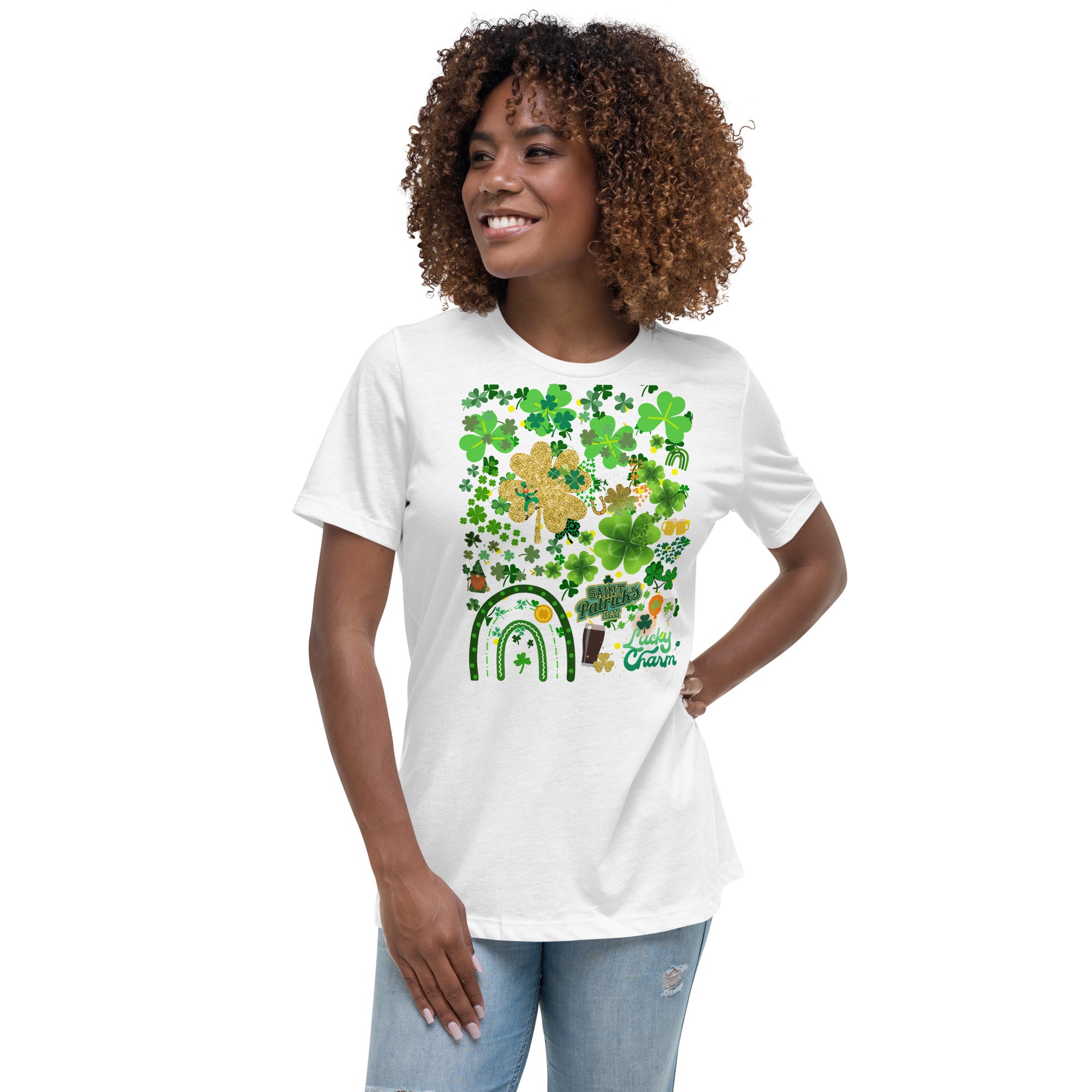 SHAMROCK BOMB Women's Relaxed T-Shirt